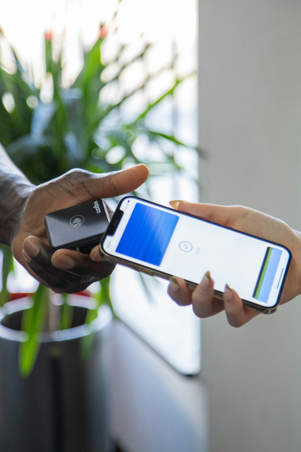 Betalning med Apple Pay via mobiltelefon